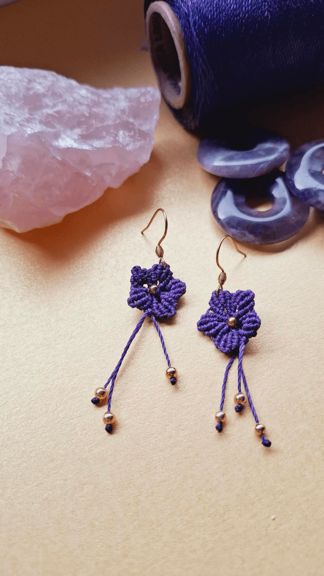Boucles d&#039;oreille &quot;Cassiopée&quot;